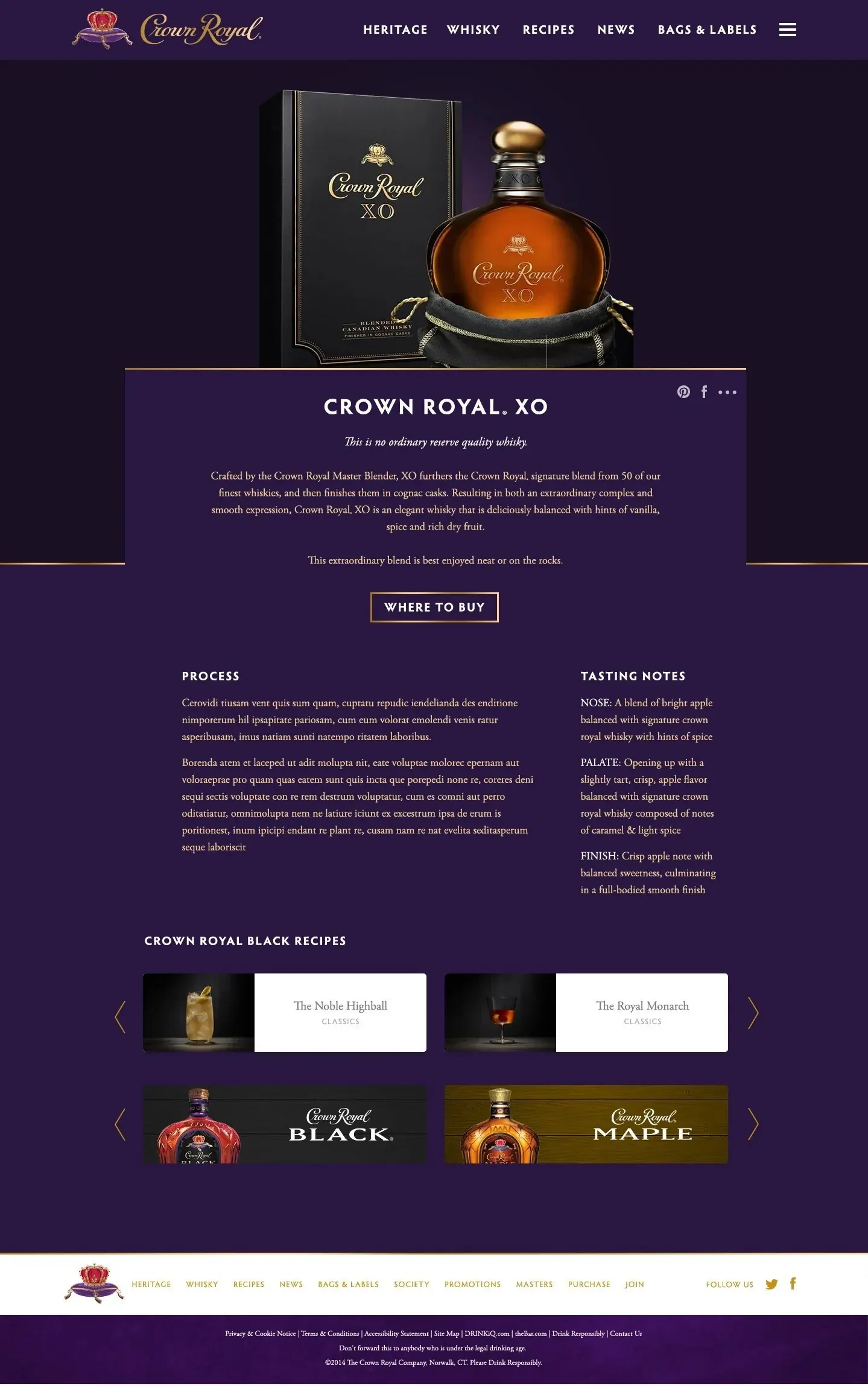 Crown Royal design