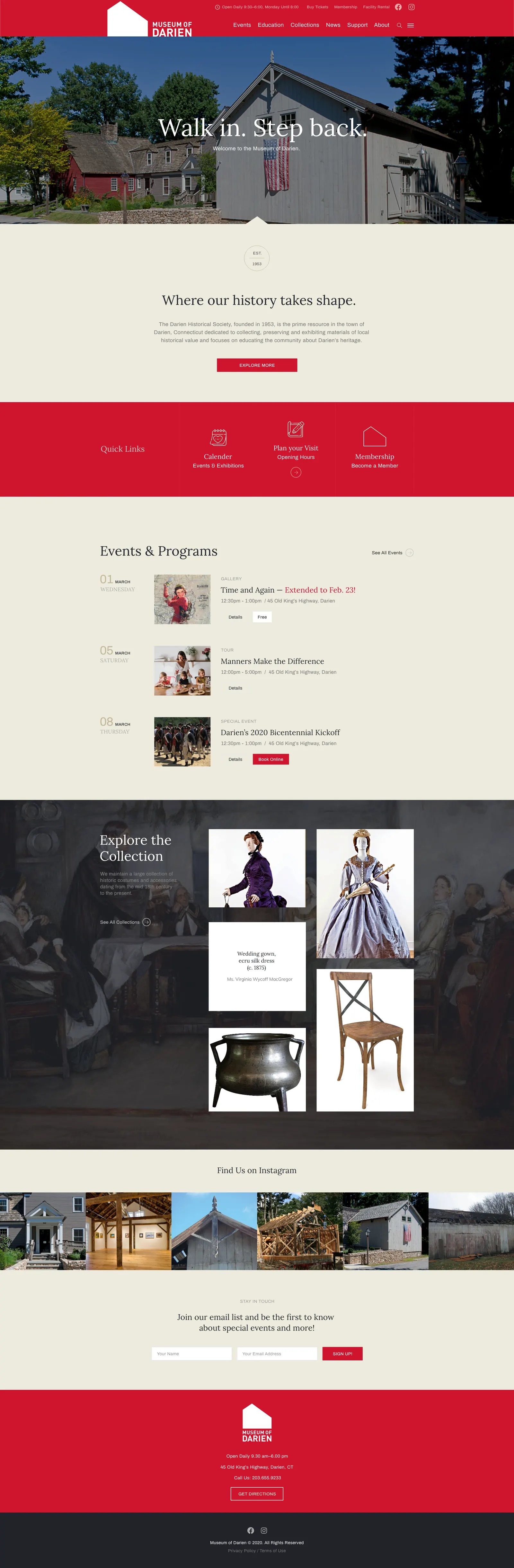 Museum of Darien design