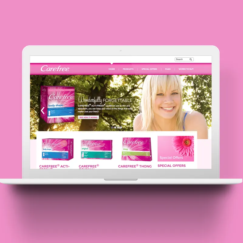 Edgewell Feminine Care website