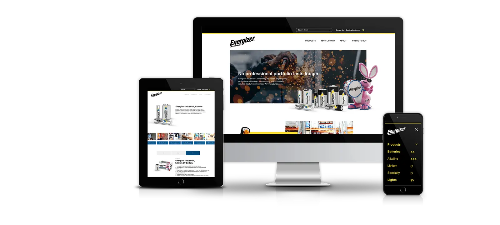 Energizer Industrial design