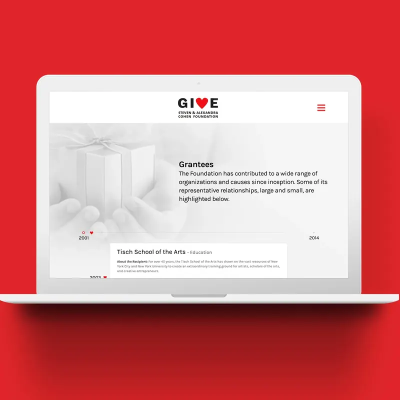 Give Foundation website