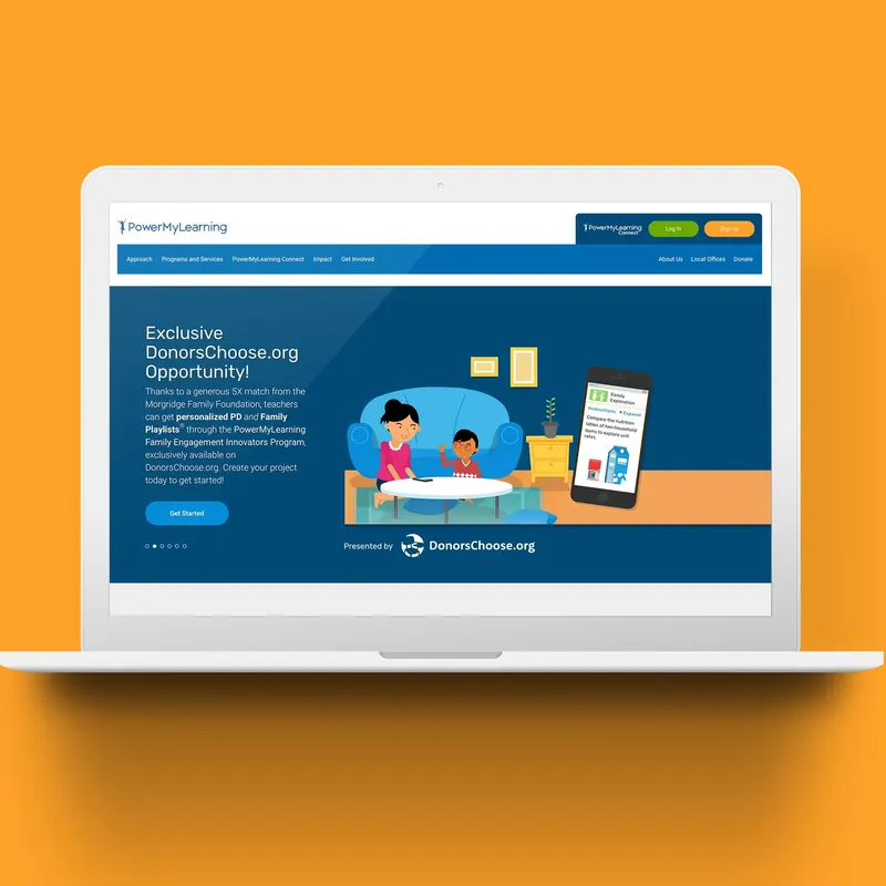 Power My Learning website